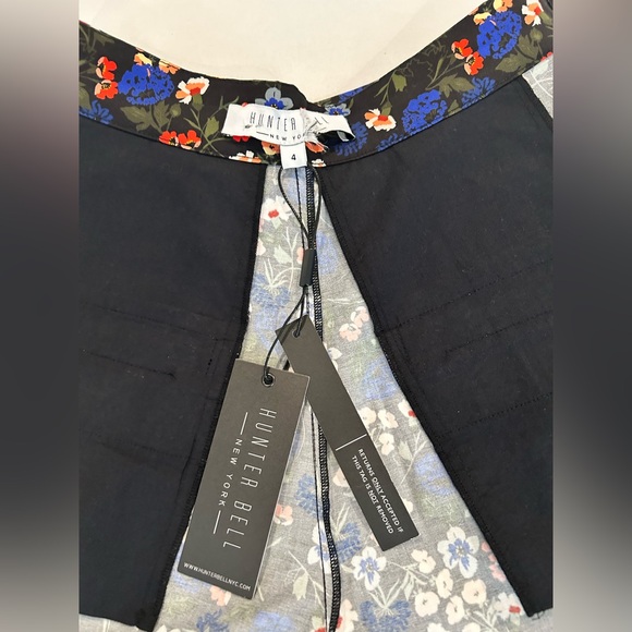 NWT Hunter Bell‎ High Rise Floral Preston Shorts Size 4 - Picture 6 of 8